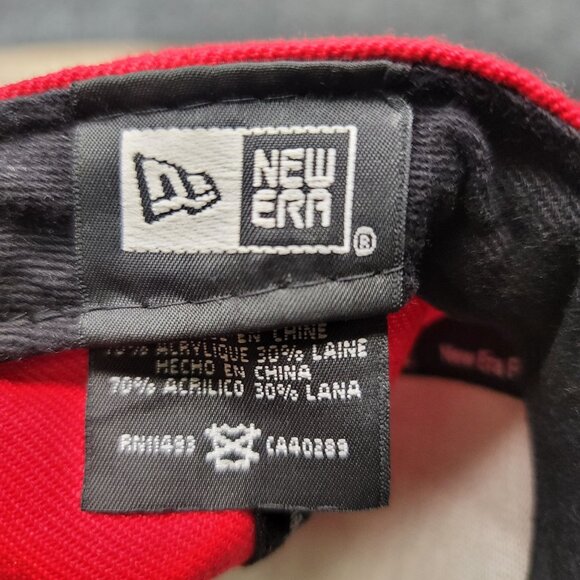 New Era Cincinnati Reds Snapback Hat Red Black MLB Genuine Merch Adjustable Cap - Picture 7 of 8